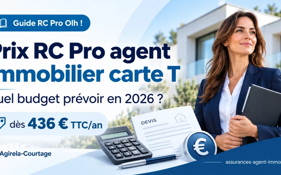 Prix RC Pro agent immobilier carte T : quel budget prévoir en 2026 ?