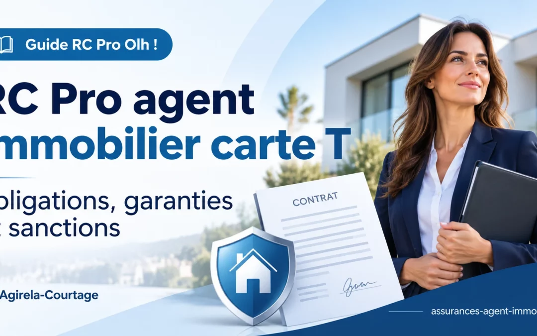 RC Pro agent immobilier carte T : obligations, garanties et sanctions